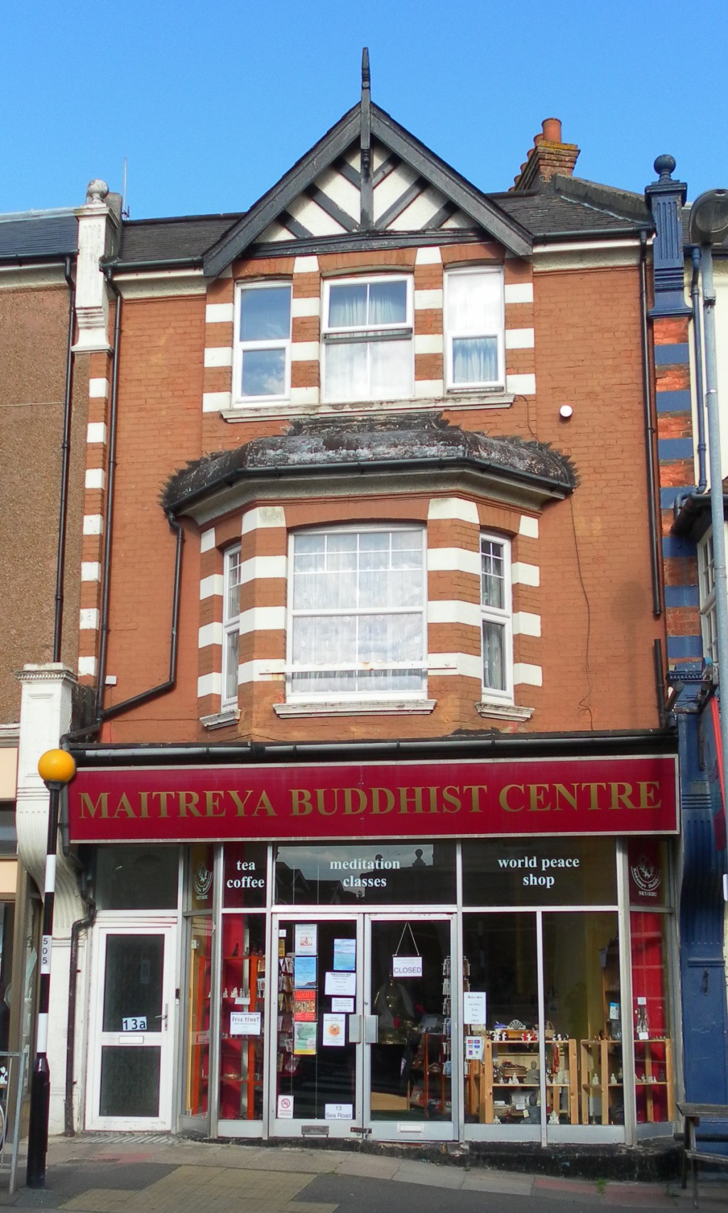 Maitreya Buddhist Centre, Sea Road, Bexhill-on-Sea, District of Rother, England.